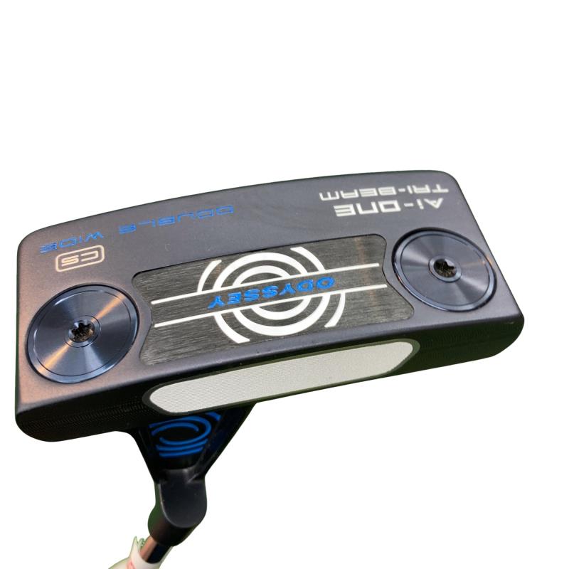 【中古】 オデッセイ Ai-ONE TRI-BEAM DOUBLE WIDE CS 34インチ パター PT STROKE LAB 90 スチール (フレックスその他) メンズ 男性用 右利き 右用 Cランク ゴルフクラブ