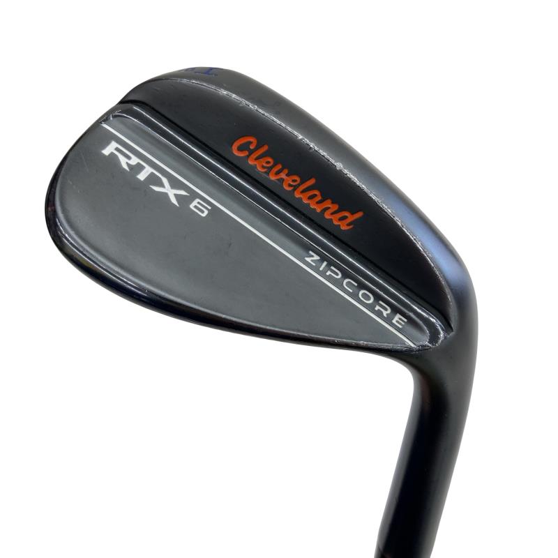 【中古】 クリーブランド Cleveland RTX-6 ZIPCORE ブラックサテン 54°/10° MID ウェッジ WG 純正特注シャフト (フレックスS) メンズ 男性用 右利き 右用 Dランク ゴルフクラブ|ゴルフパートナー 中古クラブ店