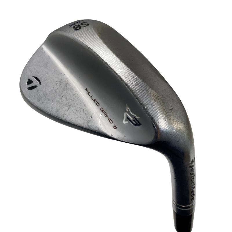 【中古】 仕立て屋お手伝いさん Taylor Made MILLED GRIND 3 58°/08° ウェッジ WG Dynamic Gold (フレックスS) メンズ 成人男性用 右利き 右用 C位置づける ゴルフ野球クラブ