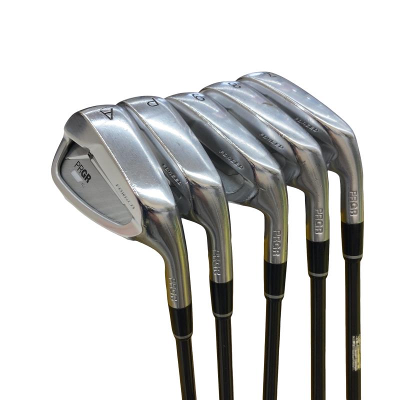 【中古】 プロギア PRGR 03 5S アイアンセット IR Diamana FOR PRGR(2022 IR) (フレックスR) メンズ 男性用 右利き 右用 Cランク ゴルフクラブ