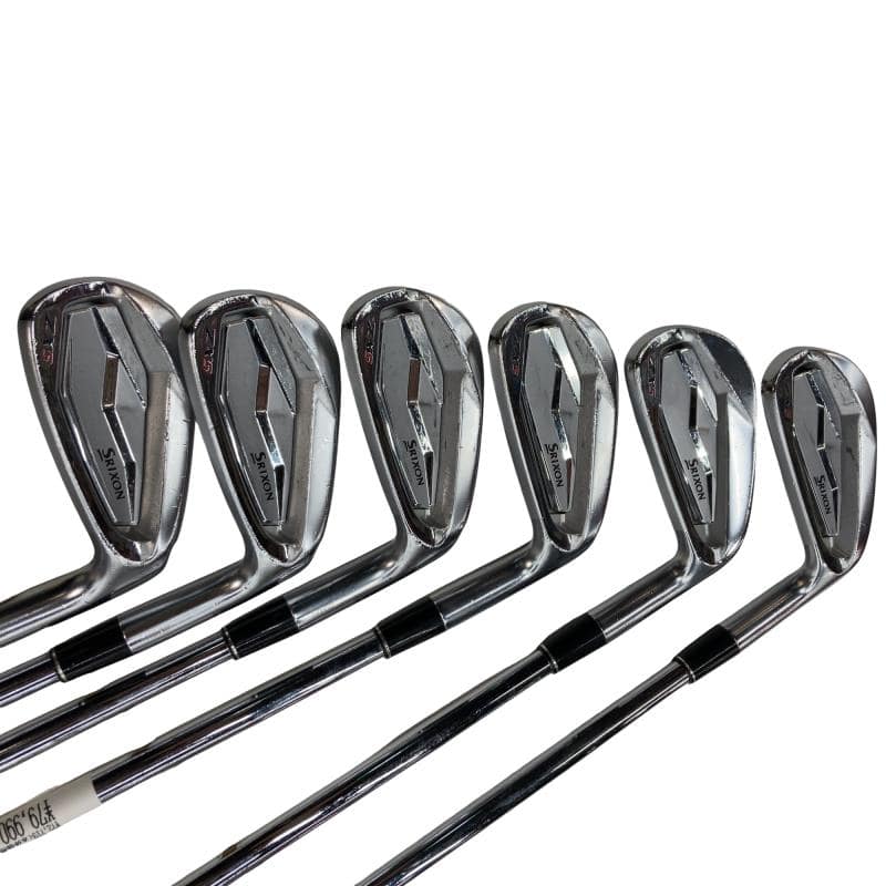 【中古】 ダンロップ SRIXON ZX5 6S アイアンセット IR 純正特注シャフト (フレックスS) メンズ 男性用 右利き 右用 Cランク ゴルフクラブ