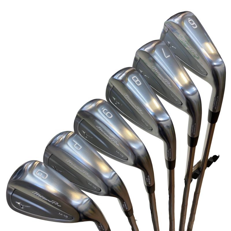 【中古】 ミズノ Mizuno Pro M-13 6S アイアンセット IR 純正特注シャフト (フレックスR) メンズ 男性用 右利き 右用 Cランク ゴルフクラブ