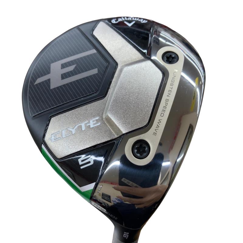 【中古】 キャロウェイ ELYTE 5W フェアウェイウッド FW VENTUS GREEN 50 for CW(ELYTE FW) (フレックスS) メンズ 男性用 右利き 右用 Bランク ゴルフクラブ