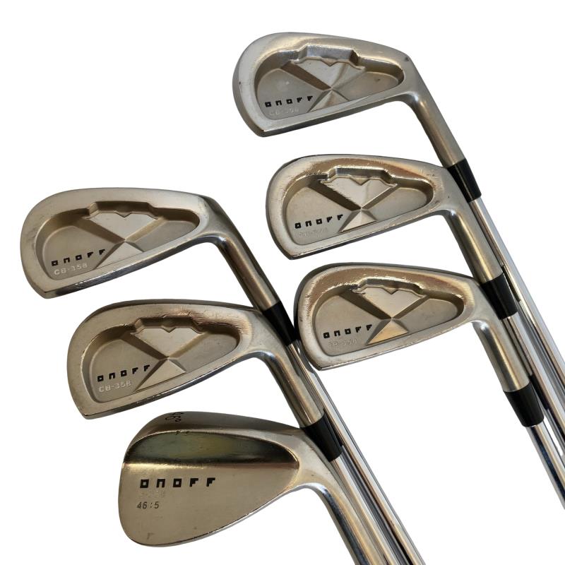 【中古】 ダイワ(グローブライド) ONOFF CB-358 6S アイアンセット IR リシャフト (フレックスその他) メンズ 男性用 右利き 右用 Cランク ゴルフクラブ