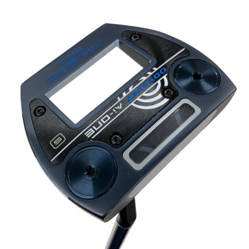 【中古】 オデッセイ Ai-ONE JAILBIRD MINI S 34in パター PT STROKE LAB 90 スチール写真 (フレックス余分の物) メンズ 成人男性用 右利き 右用 C位置付ける ゴルフ野球クラブ ゴルフ-スポーツ・アウトドア-メンズクラブ