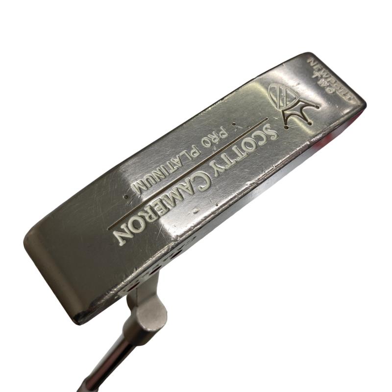 【中古】 タイトリスト SCOTTY CAMERON PRO PLATINUM NEWPORT 2 MID SLANT ●●● パター PT Micro Step (フレックス余分の物) メンズ 成人男性用 右利き 右用 D位置づける ゴルフ野球クラブ