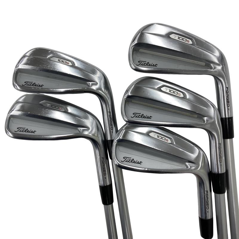 【中古】 タイトリスト Titleist T100S(2021) 5S アイアン仕掛ける IR 完全無欠特注立て坑 (フレックスS) メンズ 成人男性用 右利き 右用 C価値づける ゴルフ野球クラブ