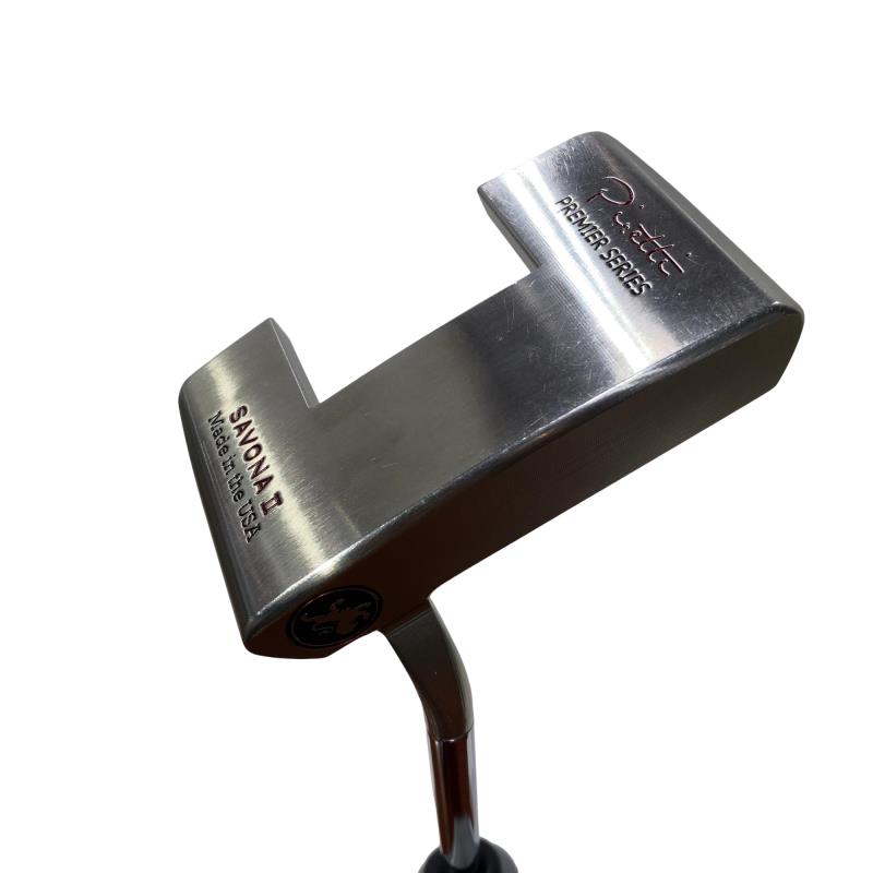 【中古】 Piretti PREMIER SERIES SAVONA II 34in パター PT スチール写真 (フレックス余分の物) メンズ 成人男性用 右利き 右用 B価値づける ゴルフ野球クラブ