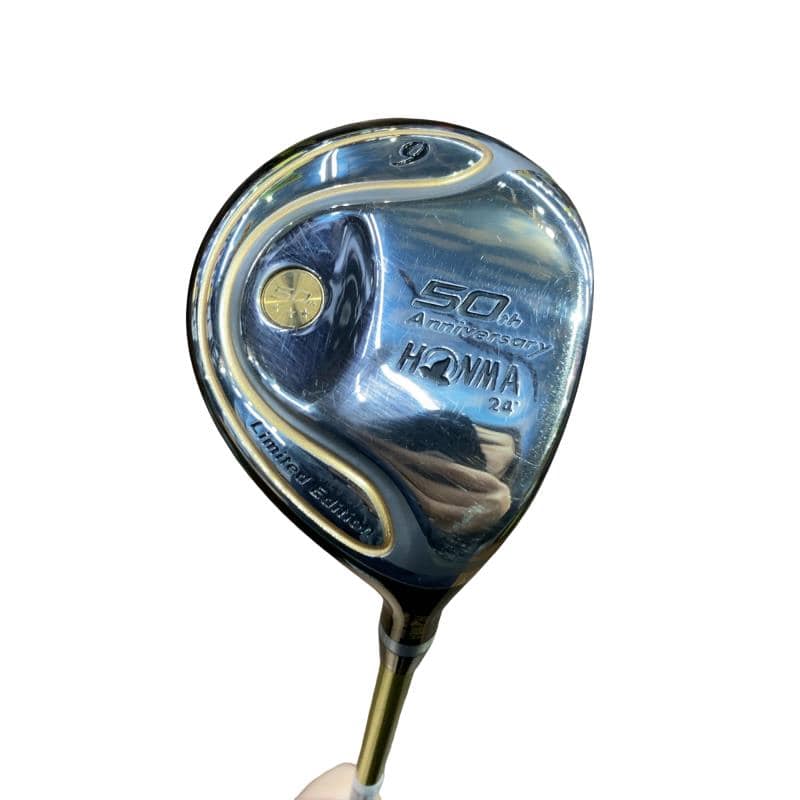 【中古】 本間ゴルフ HONMA 50th Anniversary Limited Edition 9W フェアウェイウッド FW 3S ARMRQ 50th Anniversary (フレックスR) メンズ 男性用 右利き 右用 Cランク ゴルフクラブ