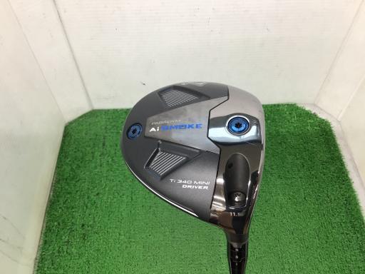 【中古】 キャロウェイ PARADYM Ai SMOKE Ti 340 MINI 11.5&deg; ドライバー DR TENSEI 60 for CW(Ai SMOKE DR) (フレックスS) メンズ 男性用 右利き 右用 Cランク ゴルフクラブ｜ゴルフパートナー 中古クラブ店