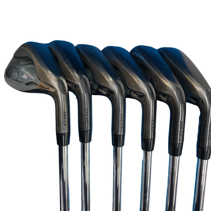 【中古】 キャロウェイ STEELHEAD XR PRO 6S アイアンセット IR NS PRO MODUS3 TOUR120 (フレックスS) メンズ 男性用 右利き 右用 Cランク ゴルフクラブ
