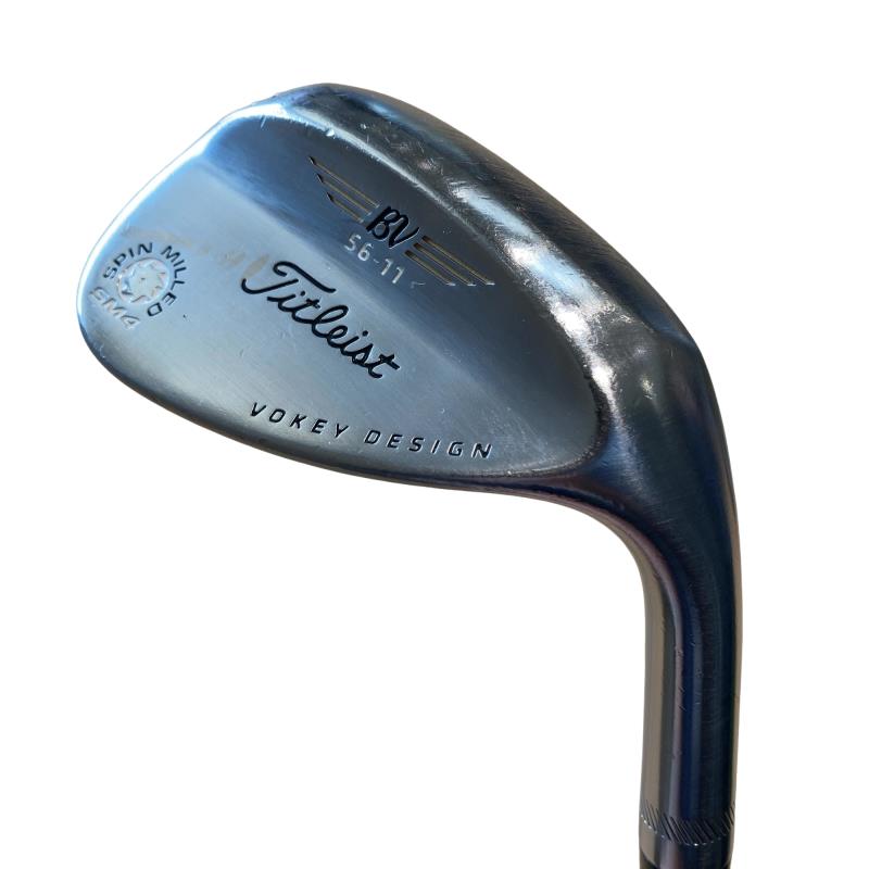 【中古】 タイトリスト VOKEY SPIN MILLED SM4 ツアークロム 56°/11° ウェッジ WG NS PRO 950GH (フレックスS) メンズ 男性用 右利き 右用 Cランク ゴルフクラブ