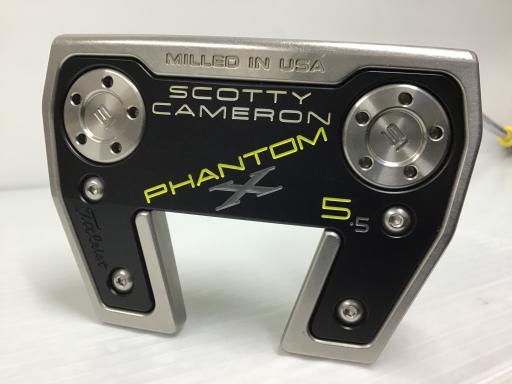【中古】 タイトリスト SCOTTY CAMERON PHANTOM X 5.5(2021) 34インチ パター PT スチール (フレックスその他) メンズ 男性用 右利き 右用 Cランク ゴルフクラブ