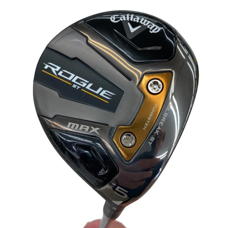 【中古】 キャロウェイ ROGUE ST MAX 5W フェアウェイウッド FW 純正特注シャフト (フレックスS) メンズ 男性用 右利き 右用 Cランク ゴルフクラブ