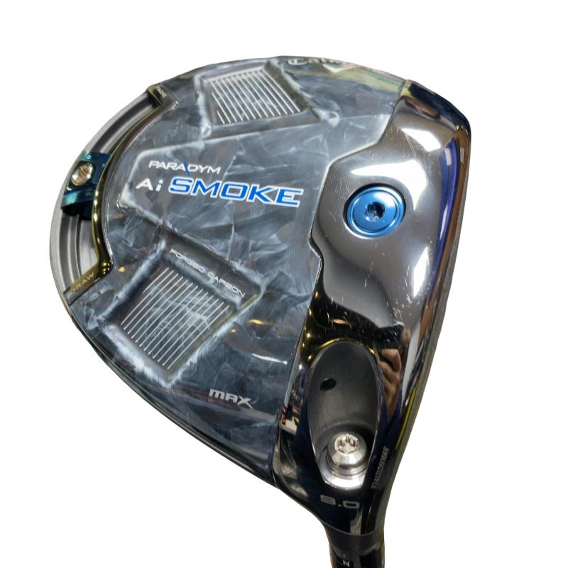 【中古】 キャロウェイ PARADYM Ai SMOKE MAX 9° ドライバー DR 純正特注シャフト (フレックスS) メンズ 男性用 右利き 右用 Cランク ゴルフクラブ