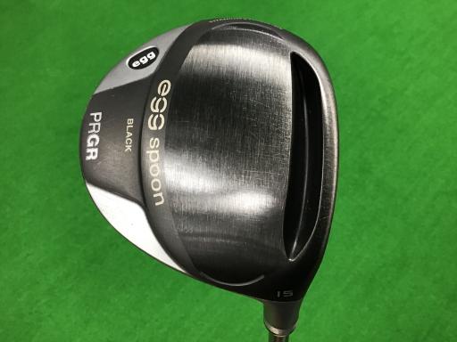 【中古】 プロギア egg spoon BLACK 15° フェアウェイウッド FW 純正特注シャフト (フレックスX) メンズ 男性用 右利き 右用 Cランク ゴルフクラブ