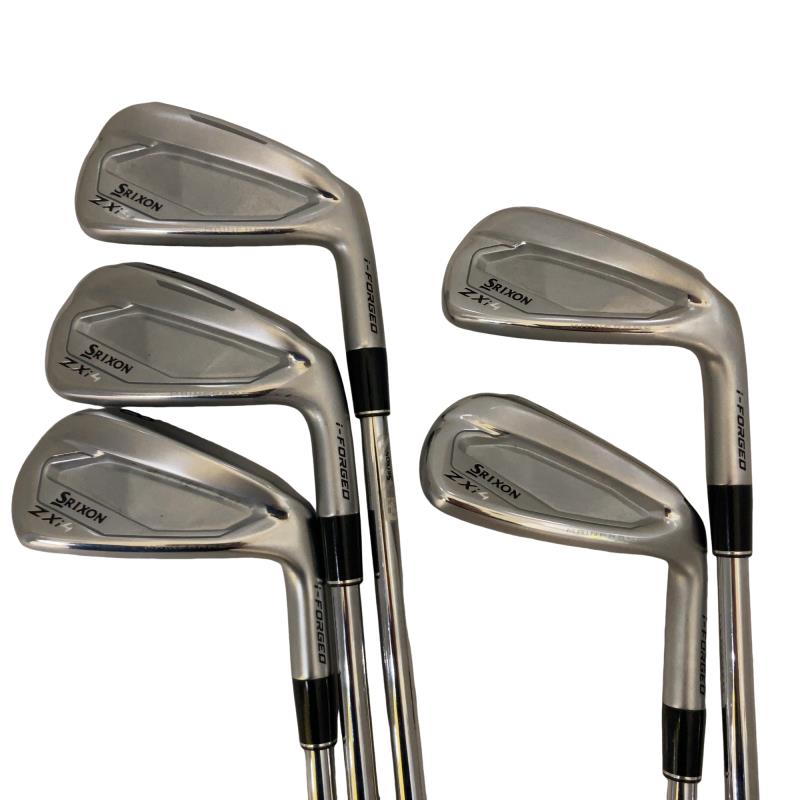【中古】 ダンロップ SRIXON ZXi4 5S アイアンセット IR 純正特注シャフト (フレックスR) メンズ 男性用 右利き 右用 Cランク ゴルフクラブ|ゴルフパートナー 中古クラブ店