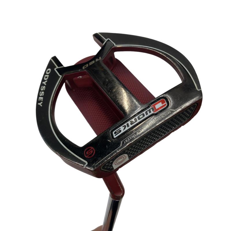 【中古】 オデッセイ O WORKS RED 2・BALL FANG 32in レディース パター PT スチール写真 (フレックス余分の物) レディース 亭主もち用 右利き 右用 C位置づける ゴルフ野球クラブ