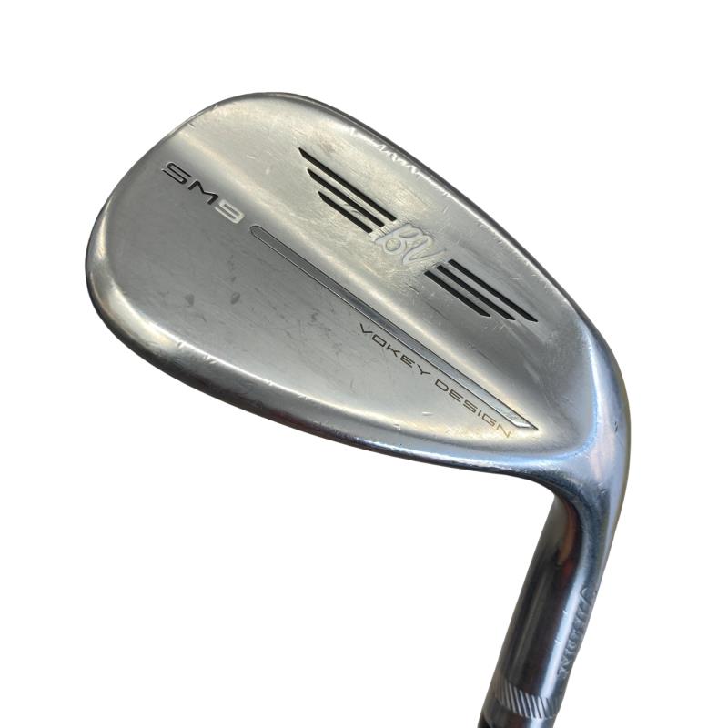 【中古】 タイトリスト VOKEY SPIN MILLED SM9 ツアークロム 56°/14°F ウェッジ WG Dynamic Gold (フレックスS) メンズ 男性用 右利き 右用 Cランク ゴルフクラブ