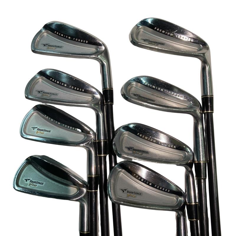 【中古】 ブリヂストン TOURSTAGE ViQ FORGED 10S アイアン書き割り IR TSI-55 (フレックスR) メンズ 成人男性用 右利き 右用 C位置づける ゴルフ野球クラブ