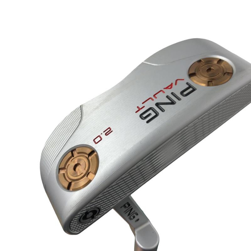 【中古】 ピン VAULT 2.0 B60 プラチナム(340g) 34インチ(PP58グリップ) パター PT スチール (フレックスその他) メンズ 男性用 右利き 右用 Cランク ゴルフクラブ