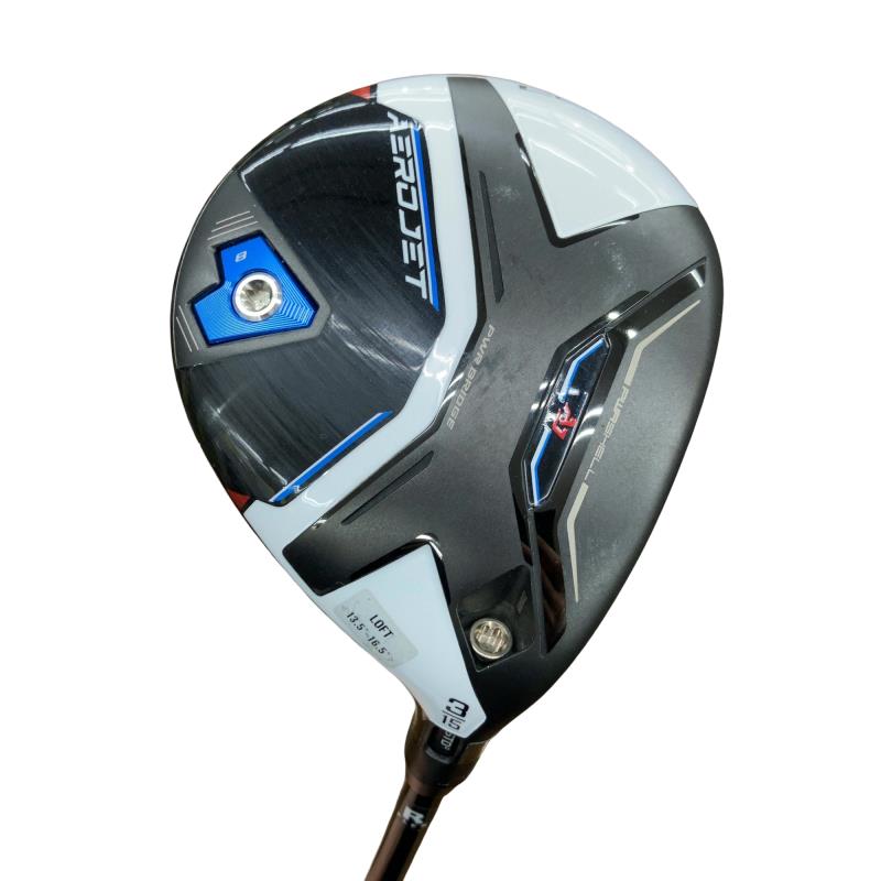 【中古】 コブラ cobra AEROJET 3W フェアウェイウッド FW 純正特注シャフト (フレックスR) メンズ 男性用 右利き 右用 Cランク ゴルフクラブ