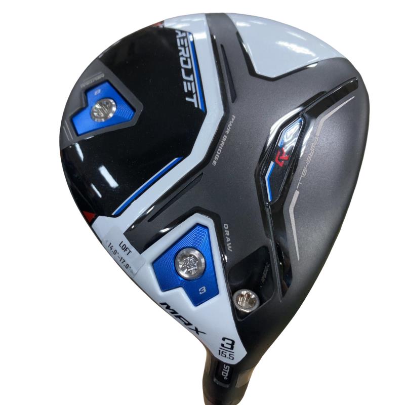 【中古】 コブラ cobra AEROJET MAX 3W フェアウェイウッド FW Tour AD for Cobra(AEROJET FW) (フレックスS) メンズ 男性用 右利き 右用 Cランク ゴルフクラブ