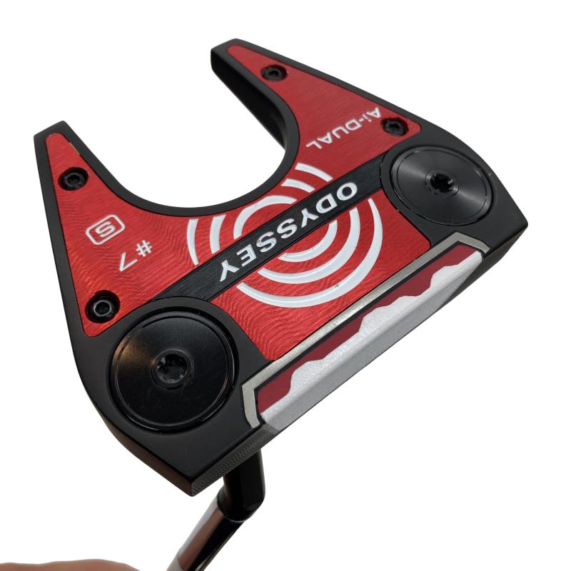 【中古】 オデッセイ Ai-DUAL #7 S 34in パター PT STROKE LAB 90 スチール写真 (フレックス余分の物) メンズ 成人男性用 右利き 右用 C位置づける ゴルフ野球クラブ