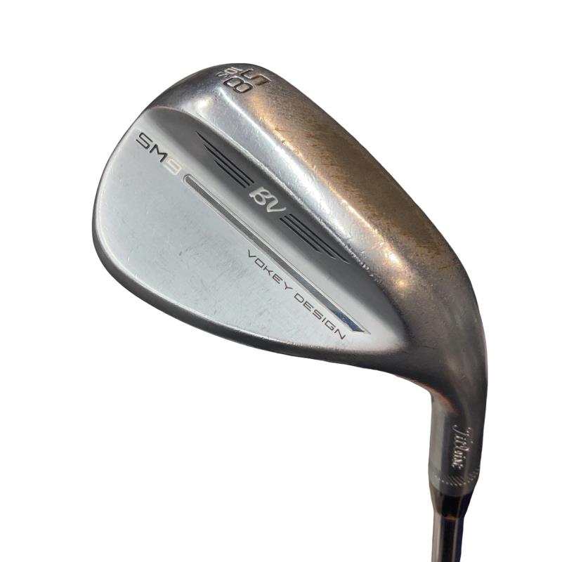 【中古】 タイトリスト VOKEY SPIN MILLED SM9 ツアークロム 58°/10°S ウェッジ WG Dynamic Gold (フレックスS) メンズ 男性用 右利き 右用 Dランク ゴルフクラブ