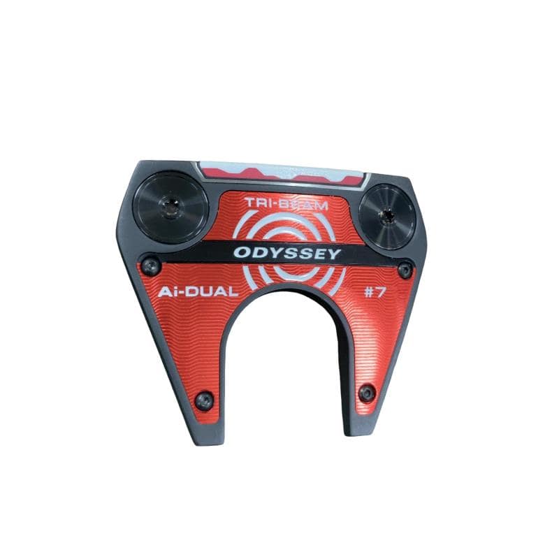 【中古】 オデッセイ Ai-DUAL TRI-BEAM #7 CS 34in パター PT STROKE LAB 90 スチール写真 (フレックス余分の物) メンズ 成人男性用 右利き 右用 B序列付ける ゴルフ野球クラブ