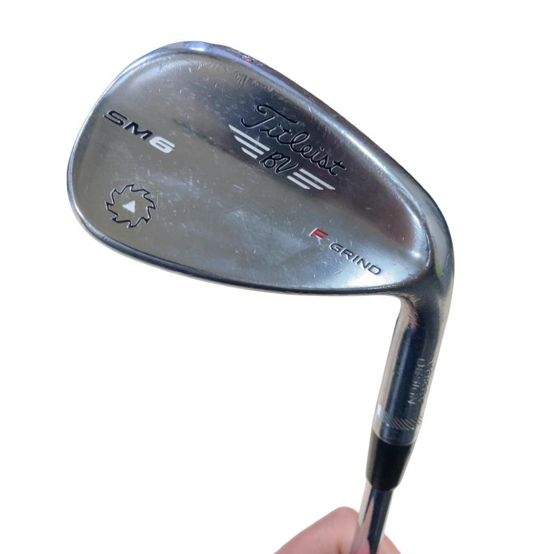【中古】 タイトリスト VOKEY SPIN MILLED SM6 ツアークロム 56°/14°F ウェッジ WG NS PRO 950GH (フレックスS) メンズ 男性用 右利き 右用 Cランク ゴルフクラブ
