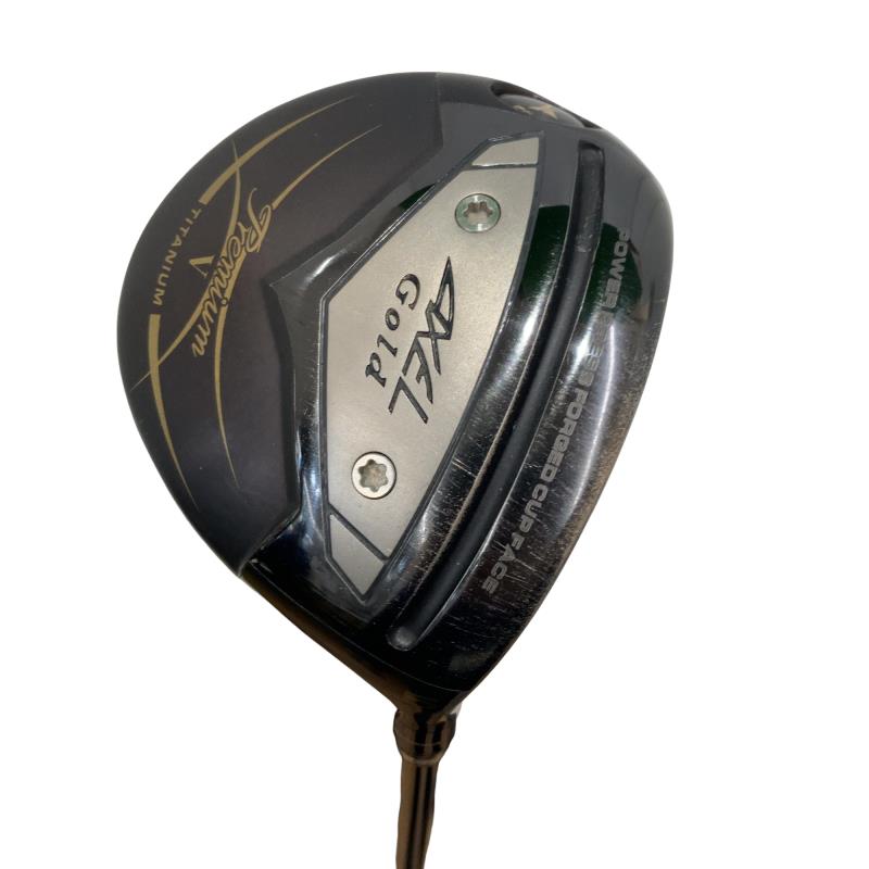 【中古】 つるや AXEL Gold Premium V 5W フェアウェイウッド FW AXEL Gold Premium V(フェアウェイ) (フレックスR) メンズ 男性用 右利き 右用 Cランク ゴルフクラブ