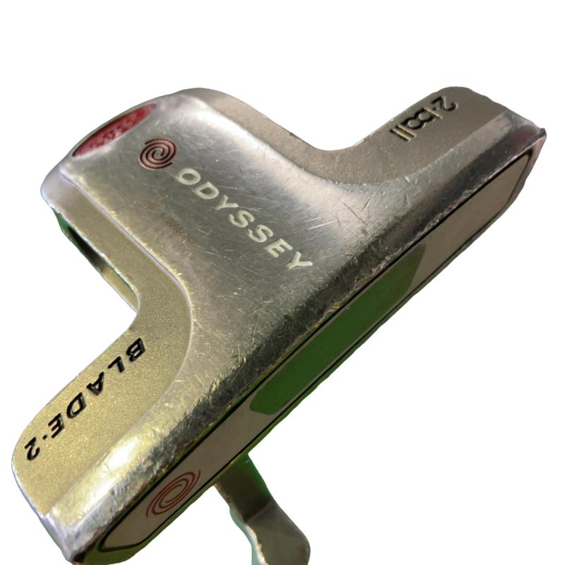 【中古】 オデッセイ WHITE STEEL 2・ball BLADE2 33in パター PT スチール写真 (フレックス余分の物) メンズ 成人男性用 右利き 右用 C位置づける ゴルフ野球クラブ
