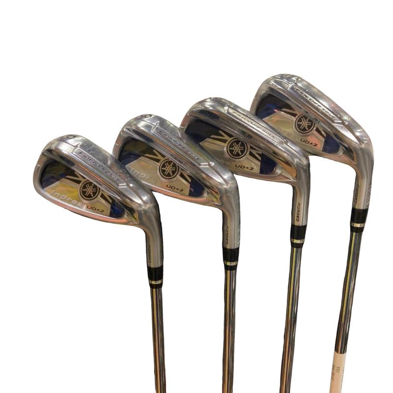 【中古】 ヤマハ inpres UD+2 4S アイアン仕掛ける IR NS PRO ZELOS 7 (フレックスR) メンズ 成人男性用 右利き 右用 C価値づける ゴルフ野球クラブ