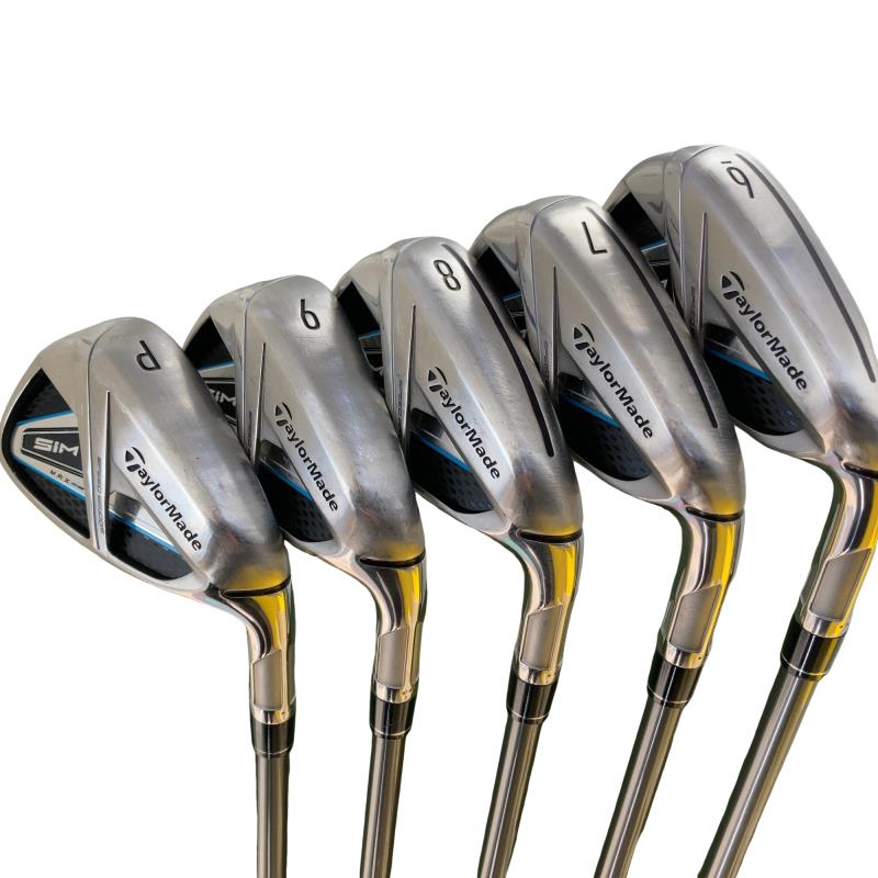 【中古】 仕立て屋御手伝いさん SIM MAX  5S アイアン仕掛ける IR TENSEI BLUE TM60(IR) (フレックスS) メンズ 成人男性用 右利き 右用 C序列付ける ゴルフ野球クラブ