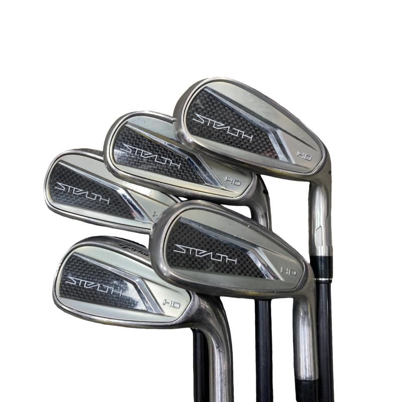 【中古】 テーラーメイド STEALTH HD(2023) 5S アイアンセット IR TENSEI RED TM60(STEALTH IR) (フレックスS) メンズ 男性用 右利き 右用 Cランク ゴルフクラブ
