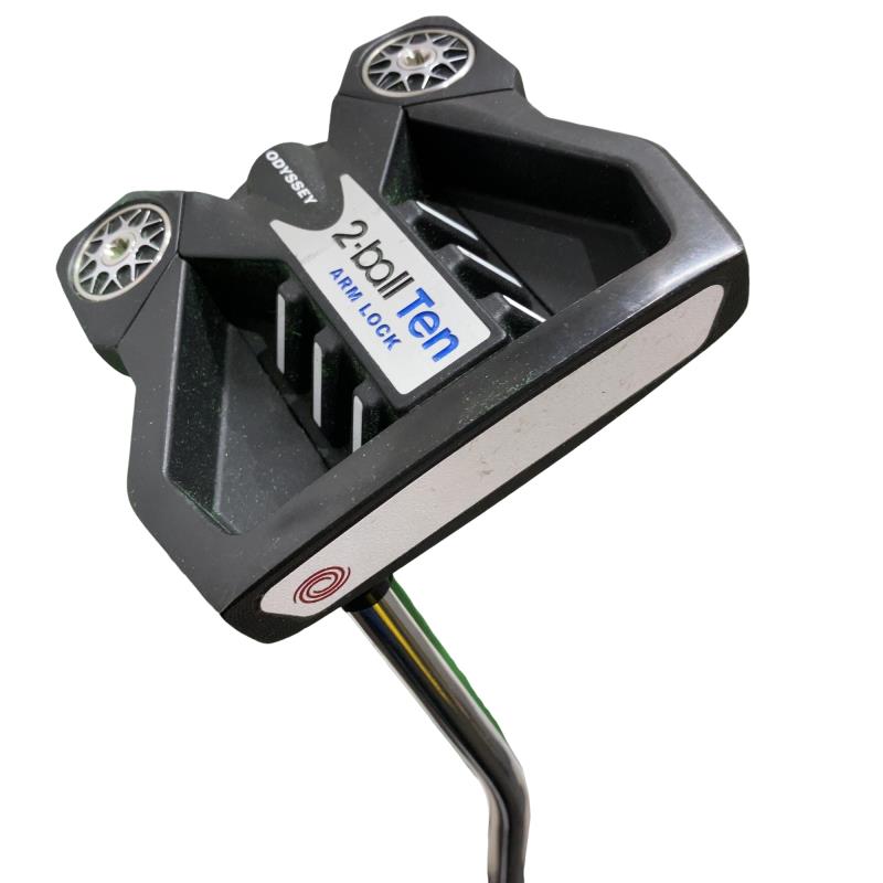 【中古】 オデッセイ 2-BALL TEN TOUR LINED ARM LOCK 39in パター PT スチール写真 (フレックス余分の物) メンズ 成人男性用 右利き 右用 C位置づける ゴルフ野球クラブ