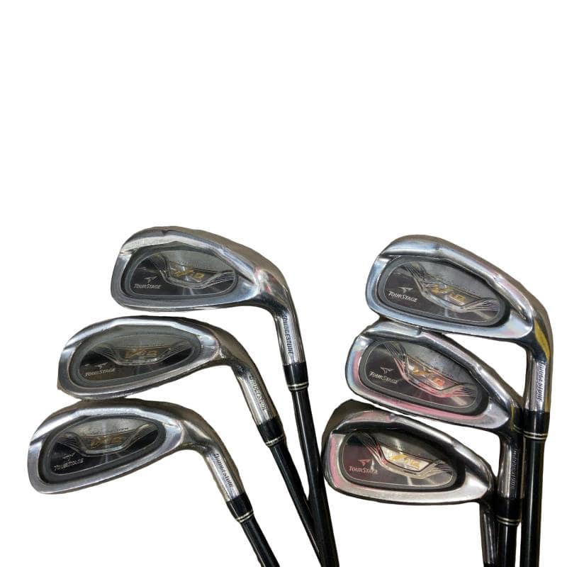 【中古】 ブリヂストン TOURSTAGE ViQ(2008)  6S アイアン書き割り IR VI-50 (フレックスSR) メンズ 成人男性用 右利き 右用 C位置づける ゴルフ野球クラブ