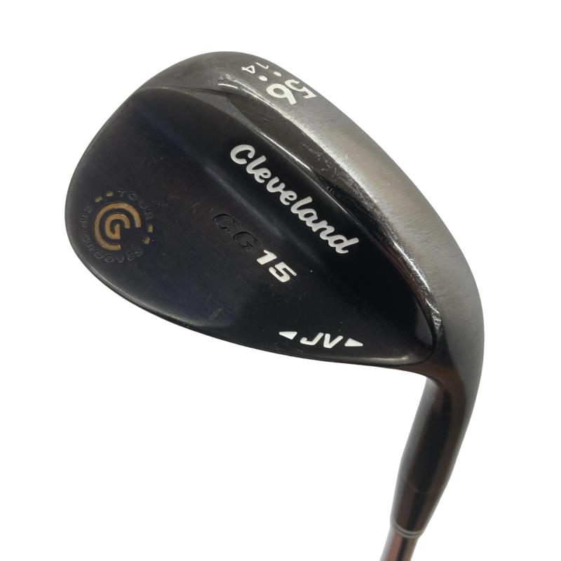 【中古】 クリーブランド CG15 ブラックパール TOUR ZIP GROOVES 56°/14° ウェッジ WG Dynamic Gold (フレックスS) メンズ 男性用 右利き 右用 Cランク ゴルフクラブ