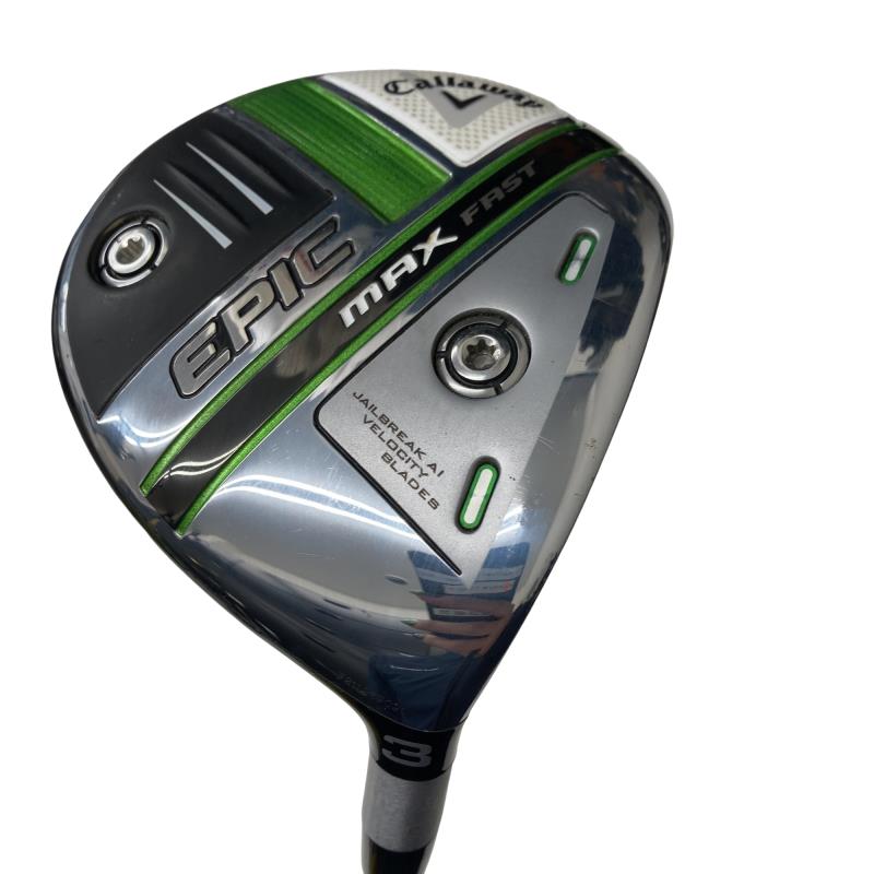 【中古】 キャロウェイ EPIC MAX FAST 3W レディース フェアウェイウッド FW ELDIO for CW 40(FW) (フレックスL) レディース お上さん用 右利き 右用 C序列付ける ゴルフ野球クラブ レディースクラブ-ゴルフ-クラブ