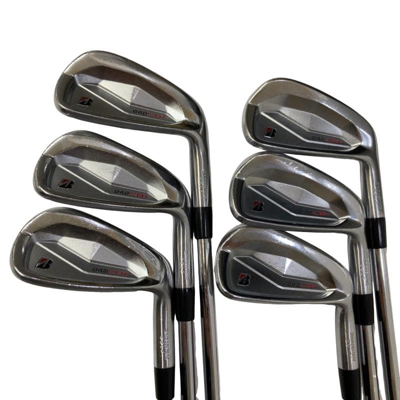 【中古】 ブリヂストン BRIDGESTONE 242CB+ 6S アイアン仕掛ける IR NS PRO MODUS3 TOUR105 (フレックスS) メンズ 成人男性用 右利き 右用 C価値づける ゴルフ野球クラブ