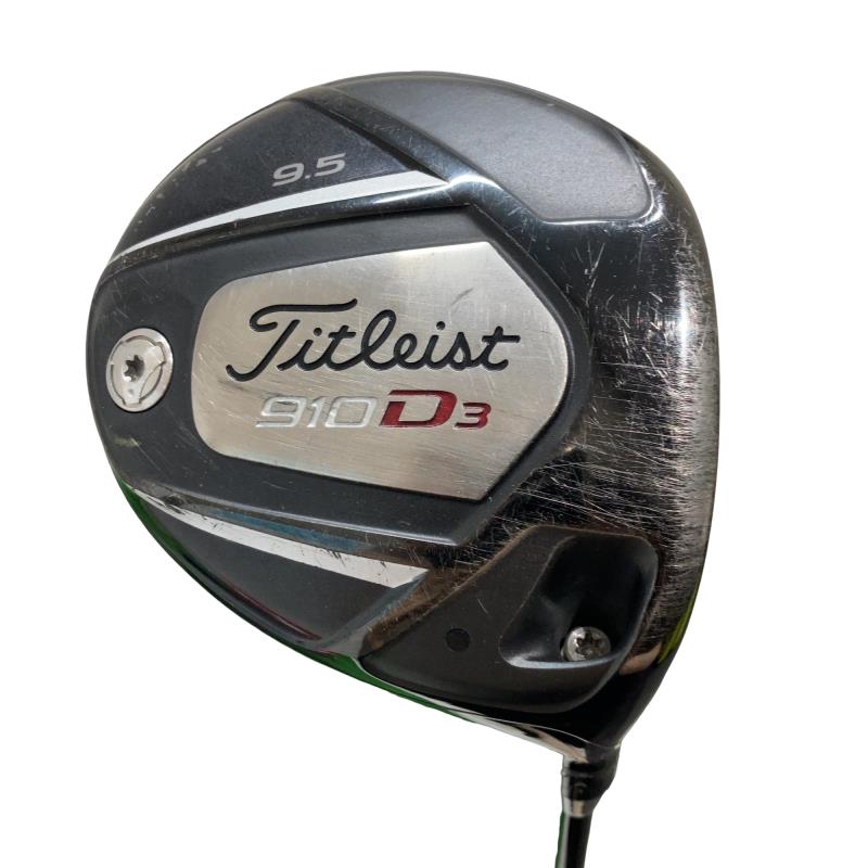 【中古】 タイトリスト 910 D3  9.5° １番ウッド DR リシャフト (フレックス余分の物) メンズ 成人男性用 右利き 右用 C位置づける ゴルフ野球クラブ