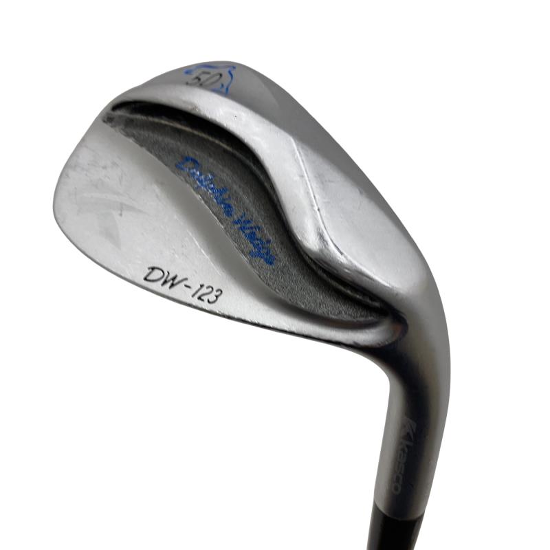 【中古】 キャスコ Dolphin Wedge DW-123 シルバー 50° ウェッジ WG 純正特注シャフト (フレックスその他) メンズ 男性用 右利き 右用 Cランク ゴルフクラブ