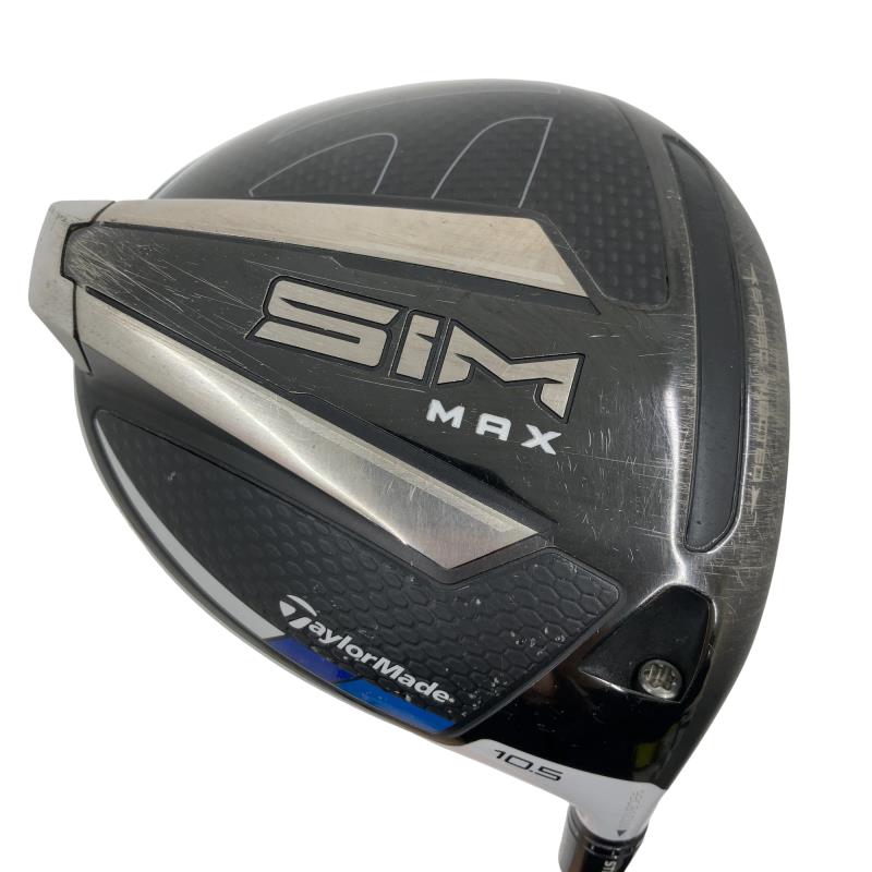 【中古】 テーラーメイド SIM MAX 10.5° ドライバー DR リシャフト (フレックスその他) メンズ 男性用 右利き 右用 Cランク ゴルフクラブ