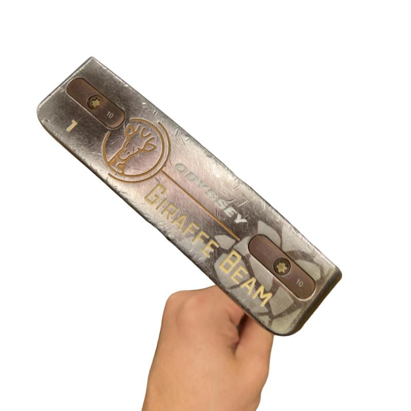 【中古】 オデッセイ GIRAFFE-BEAM #1 34in パター PT STROKE LAB 90 スチール写真 (フレックス余分の物) メンズ 成人男性用 右利き 右用 C価値づける ゴルフ野球クラブ