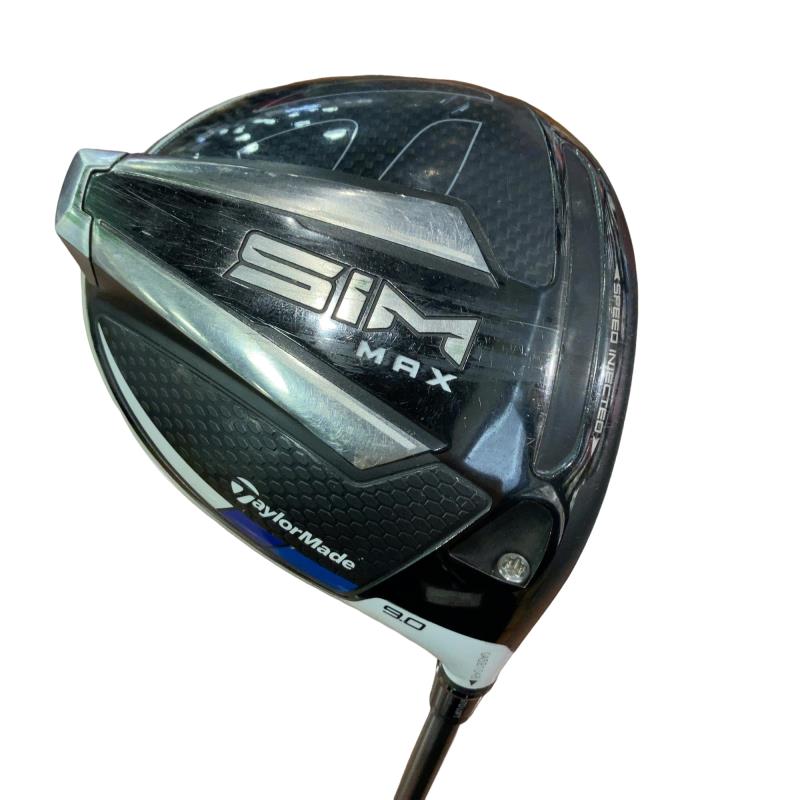 【中古】 テーラーメイド SIM MAX 9° ドライバー DR TENSEI BLUE TM50(DR) (フレックスS) メンズ 男性用 右利き 右用 Cランク ゴルフクラブ