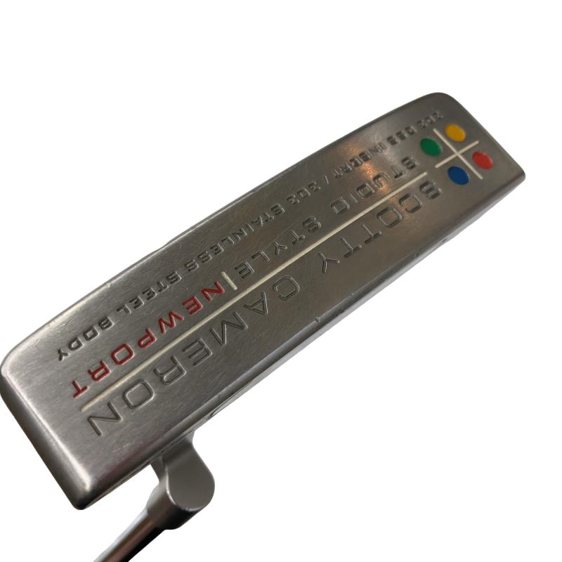 【中古】 タイトリスト SCOTTY CAMERON STUDIO STYLE NEWPORT 330G 35in パター PT スチール写真 (フレックス余分の物) メンズ 成人男性用 右利き 右用 D位置づける ゴルフ野球クラブ