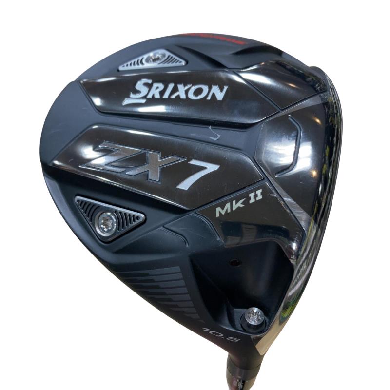 【中古】 ダンロップ SRIXON ZX7 Mk II 10.5° １番ウッド DR 純然たる特注矢がら (フレックスS) メンズ 成人男性用 右利き 右用 C位置づける ゴルフ野球クラブ