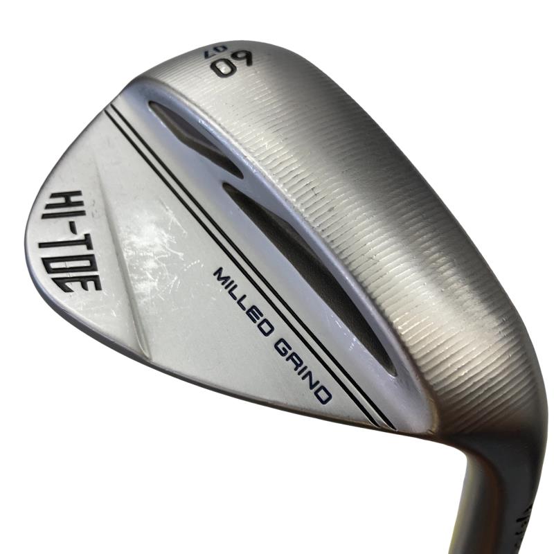 【中古】 仕立て屋御手伝いさん Taylor Made MILLED GRIND HI-TOE(2022) クローム 60°/07° ウェッジ WG NS PRO MODUS3 TOUR115 (フレックスS) メンズ 成人男性用 右利き 右用 C序列付ける ゴルフ野球クラブ