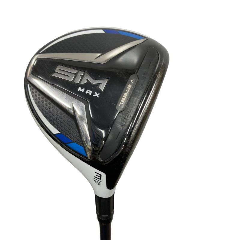 【中古】 テーラーメイド SIM MAX 3W フェアウェイウッド FW Diamana ZF60 (フレックスS) メンズ 男性用 右利き 右用 Cランク ゴルフクラブ